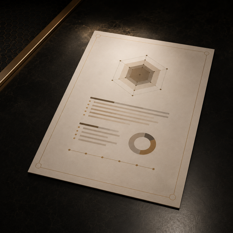 Full Capability Profile + Dossier HUF Full Profile and Dossier card representing detailed evaluation and written capability record.
