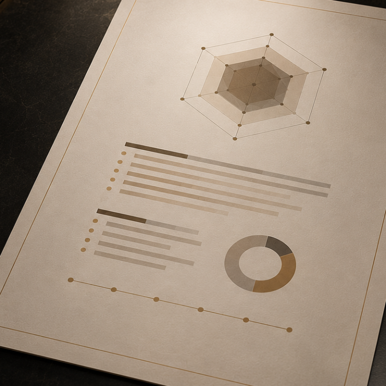 HUF Full Profile and Dossier card representing detailed evaluation and written capability record. 